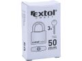 EXTOL zámek visací litinový, 50mm, 3 kliče, EXTOL CRAFT (77030)