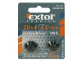 EXTOL řezací kolečko 2ks, 20x6mm, HSS (8848013A)