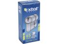 EXTOL vložka cylindrická, mosaz, poniklovaná, 3 klíče, profil klíče X10, EXTOL CRAFT (9401)