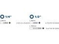 FORTUM sada zástrčných imbusových klíčů 18ks, 1/2