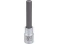 FORTUM hlavice zástrčná prodloužená imbus, 1/2', HX12, L 100mm, CrV/S2, FORTUM (4700632)