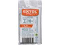 EXTOL vrták do kovu HSS, bal 10ks, O 6,0 L=93 L1=57, HSS, EXTOL PREMIUM (8801060)