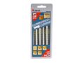 EXTOL plátky do přím.pily 5ks, 126x40mm, úchyt UNIVERSAL, HSS, EXTOL PREMIUM (8805512)