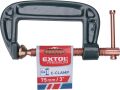 EXTOL svěrka C-stolařská, 75mm, EXTOL PREMIUM (8815107)