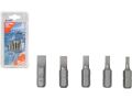 EXTOL hroty ploché, sada 5ks, 25mm, (-) 3-4-5-6-7, CrVMo, EXTOL PREMIUM (8819605)
