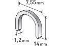 EXTOL spony oblé, 1000ks, 14mm, 7,55x0,52x1,2mm, EXTOL PREMIUM (8852305)