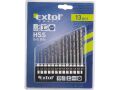 EXTOL vrtáky do kovu se šestihrannou stopkou, sada 13ks, 1,5-6,5mm, uchycení pomocí 1/4
