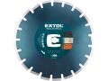 EXTOL kotouč diamantový řezný segmentový na ASFALT, 350x25,4mm, suché i mokré řezání, EXTOL INDUSTRIAL (8703092)