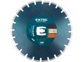 EXTOL kotouč diamantový řezný segmentový na ASFALT, 400x25,4mm, suché i mokré řezání, EXTOL INDUSTRIAL (8703093)
