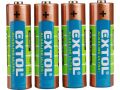 EXTOL baterie alkalické EXTOL, 4ks, 1,5V AA (LR6) (42011)