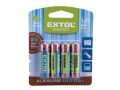 EXTOL baterie alkalické EXTOL, 4ks, 1,5V AA (LR6) (42011)