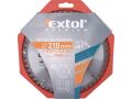 EXTOL kotouč pilový s SK plátky, 210x2,6x25,4mm, 48T, šířka SK plátků 3,2mm, EXTOL PREMIUM (8803235)