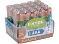 EXTOL baterie alkalické EXTOL ENERGY ULTRA +, 20ks, 1,5V AA (LR6), EXTOL LIGHT (42013)