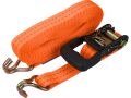 EXTOL pás upínací ráčnový s háky, 8m x 35mm, max. 2000kg, pevnost pásu: při opásání 2000 daN, v tahu 1000 daN, PES, EXTOL PREMIU