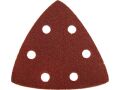 EXTOL papíry brusné delta, bal. 20ks, 93mm, P60, 6 otvorů, uchycení: suchý zip, rozměr: 93x93x93mm, EXTOL PREMIUM (8803882)