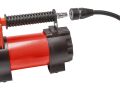 EXTOL kompresor auto 12V v tašce s příslušenstvím, celokovové tělo, 12v, 10,3bar, 12V DC cigaretová zástrčka, 2,9m kabel, 4,5m s