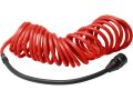 EXTOL kompresor auto 12V v tašce s příslušenstvím, celokovové tělo, 12v, 10,3bar, 12V DC cigaretová zástrčka, 2,9m kabel, 4,5m s
