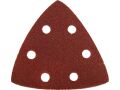 EXTOL papíry brusné delta, bal. 20ks, 93mm, P40, 6 otvorů, uchycení: suchý zip, rozměr: 93x93x93mm, EXTOL PREMIUM (8803881)
