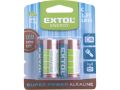EXTOL baterie alkalické, 2ks, 1,5V C (LR14) (42014)