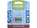 EXTOL baterie alkalické, 2ks, 12V (23A) (42017)