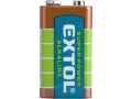 EXTOL baterie alkalické, 1ks, 9V (6LR61) (42016)