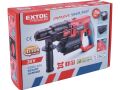 EXTOL kladivo vrtací aku, SDS plus, 20V Li-ion, bez baterie a nabíječky (8891819)