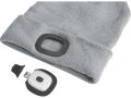 EXTOL čepice s čelovkou 45lm, nabíjecí, USB, šedá, univerzální velikost (43195)