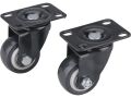 EXTOL kolečka otočná s PVC obručí, sada 2ks, průměr 40mm (8856011)