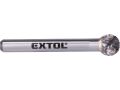 EXTOL fréza karbidová, kulová, pr.10mm/stopka 6mm,sek střední(double-cut) (8703734)