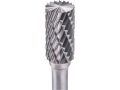 EXTOL fréza karbidová, válcová s čelním ozubením, pr.10x20mm/stopka 6mm,sek střední(double-cut) (8703714)
