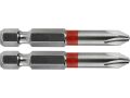 FORTUM-KITO hrot křížový sada 2ks, PH 3x50mm, S2, FORTUM-KITO, hrot křížový sada 2ks, PH 3x50mm, S2, FORTUM-KITO, S2 (4741213)