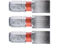 FORTUM-KITO hrot plochý sada 3ks, 8x25mm, S2, FORTUM-KITO, hrot plochý sada 3ks, 8x25mm, S2, FORTUM-KITO, S2 (4741108)