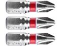 FORTUM-KITO hrot křížový sada 3ks, PH 2x25mm, S2, FORTUM-KITO, hrot křížový sada 3ks, PH 2x25mm, S2, FORTUM-KITO, S2 (4741202)