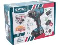 EXTOL utahovák rázový 1/2“ aku SHARE20V, 250Nm, BRUSHLESS, 20V Li-ion, bez baterie a nabíječky (8791811)