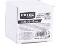EXTOL nástavce párové pro polyfúzní svářečku, sada 3ks, 20-25-32mm (419320A)