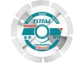 TOTAL Kotouč diamantový řezný, segmenový, suché i mokré řezání, 115x22,2mm (TAC2111153)