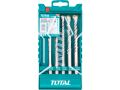 TOTAL vrtáky do betonu, sada 5sk, SDS plus (TAC190501)