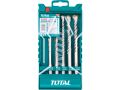 TOTAL vrtáky do betonu, sada 5sk, SDS plus (TAC190501)
