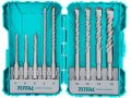 TOTAL Sekáče, sada 9ks, SDS Plus, industrial, SDS Plus (TACSDL30901)