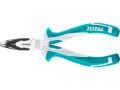 TOTAL kleště půlkulaté zahnuté, industrial, 160mm, CrV (THT24616)
