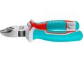 TOTAL kleště štípací boční, industrial, 160mm, CrV (THT230606)