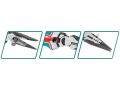 TOTAL kleště půlkulaté přímé, industrial, 160mm, CrV (THT220606S)