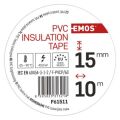 EMOS Izolační páska PVC 15mm / 10m bílá 2001151010 (F61511)