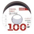 EMOS Koaxiální kabel CB113UV, 100m 2305113500 (S5265)
