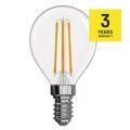 EMOS LED žárovka Filament Mini Globe 4W E14 teplá bílá 1525281210 (Z74230)