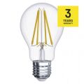 EMOS LED žárovka Filament A60 A++ 6W E27 neutrální bílá 1525283232 (Z74261)
