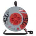 EMOS PVC prodlužovací kabel na bubnu – 4 zásuvky, 25m 1,5mm2 1908042501 (P19425)