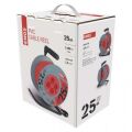 EMOS PVC prodlužovací kabel na bubnu – 4 zásuvky, 25m 1,5mm2 1908042501 (P19425)