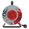 EMOS PVC prodlužovací kabel na bubnu – 4 zásuvky, 30m, 1mm2 1908143001 (P19430)