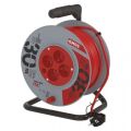 EMOS PVC prodlužovací kabel na bubnu – 4 zásuvky, 30m, 1mm2 1908143001 (P19430)